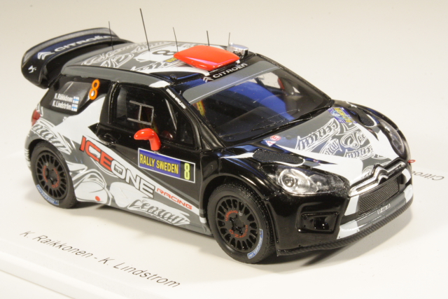 Citroen DS3 WRC, 8th. Sweden 2011, K.Raikkonen, no.8