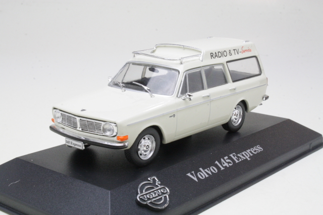 Volvo 145 Express, white "Radio & TV-Service"