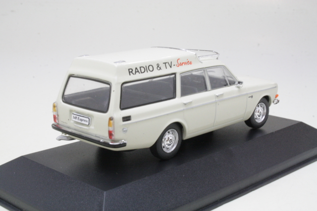 Volvo 145 Express, white "Radio & TV-Service"
