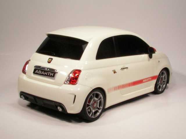 Fiat 500 Abarth 2008, white, Radio-Control