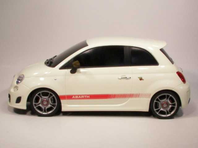 Fiat 500 Abarth 2008, white, Radio-Control