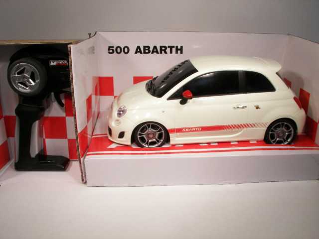 Fiat 500 Abarth 2008, white, Radio-Control