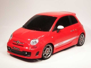 Fiat 500 Abarth 2008, punainen, Radio-ohjattava