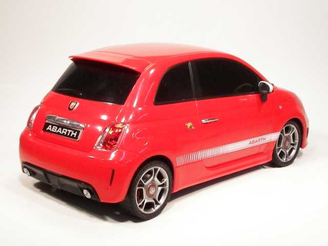 Fiat 500 Abarth 2008, red, Radio-Control