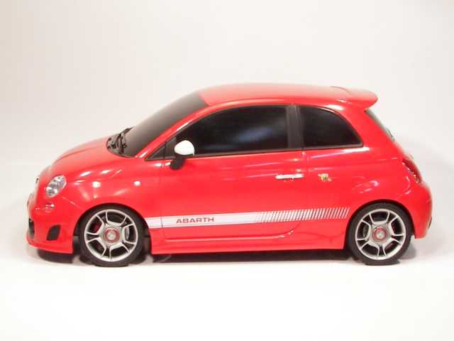 Fiat 500 Abarth 2008, red, Radio-Control