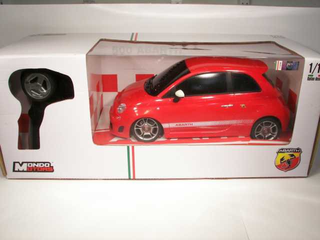 Fiat 500 Abarth 2008, red, Radio-Control