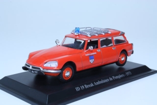 Citroen ID19 Break, Ambulance de Pompiers 1975