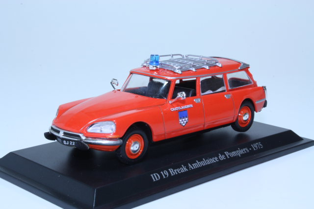 Citroen ID19 Break, Ambulance de Pompiers 1975