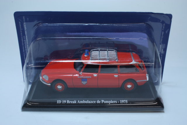Citroen ID19 Break, Ambulance de Pompiers 1975