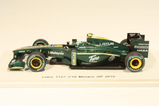 Lotus T127, Monaco GP 2010, H.Kovalainen, no.9