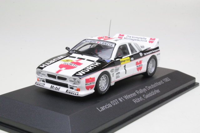 Lancia Rally 037, 1st. Germany 1983, W.Rohrl, no.1 - Sulje napsauttamalla kuva