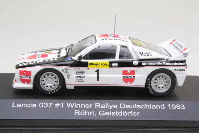 Lancia Rally 037, 1st. Germany 1983, W.Rohrl, no.1