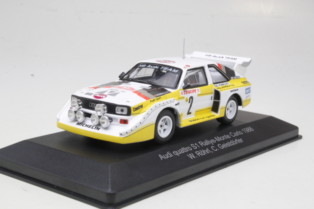 Audi Sport Quattro S1, 4th. Monte Carlo 1986, W.Rohrl, no.2