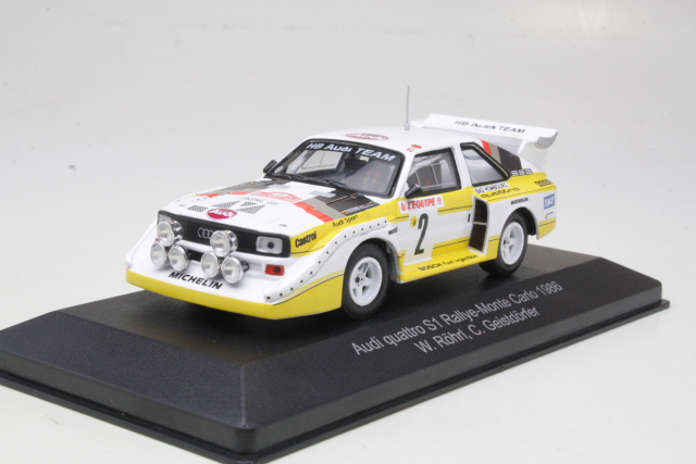 Audi Sport Quattro S1, 4th. Monte Carlo 1986, W.Rohrl, no.2 - Sulje napsauttamalla kuva