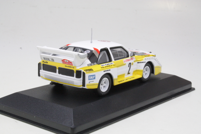 Audi Sport Quattro S1, 4th. Monte Carlo 1986, W.Rohrl, no.2 - Sulje napsauttamalla kuva