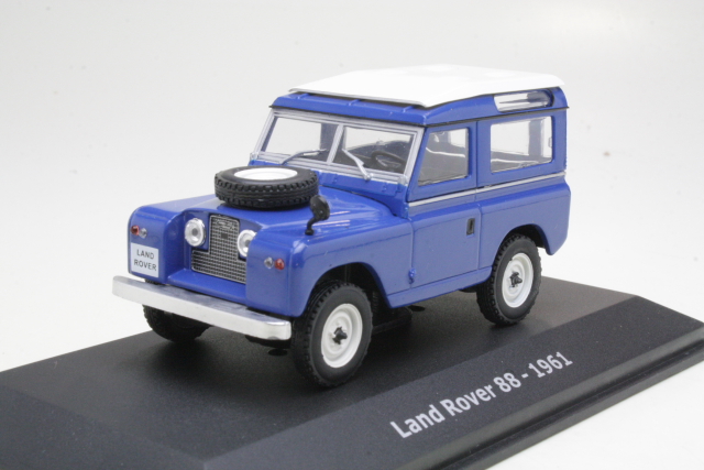 Land Rover 88 Series 1 1961, sininen/valkoinen - Sulje napsauttamalla kuva