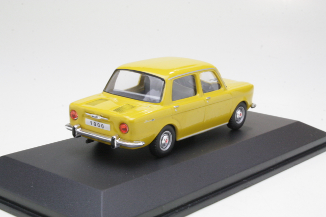 Simca 1000 1962, keltainen - Sulje napsauttamalla kuva