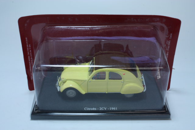 Citroen 2CV 1961, yellow