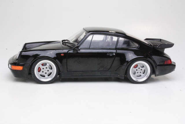 Porsche 911 (964) Turbo 1990, musta - Sulje napsauttamalla kuva