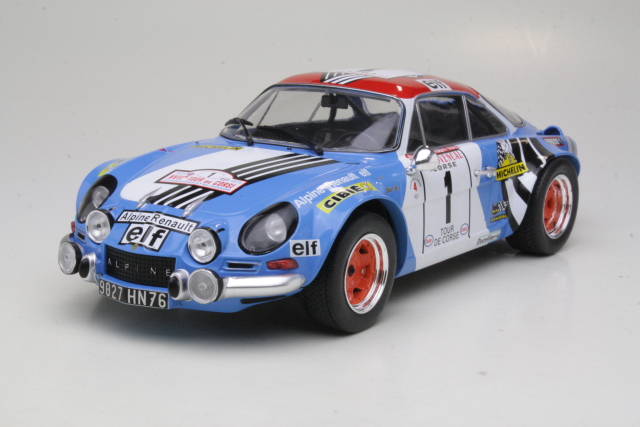 Alpine Renault A110, Tour de Corse 1973, J-P.Nicolas, no.1 - Sulje napsauttamalla kuva