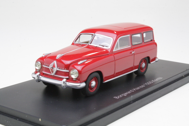 Borgward Hansa 1500 Kombi 1951, punainen - Sulje napsauttamalla kuva