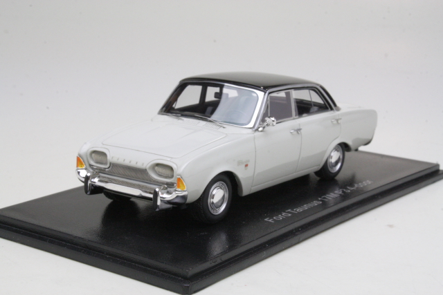 Ford Taunus 17M (P3) 1960, valkoinen/musta