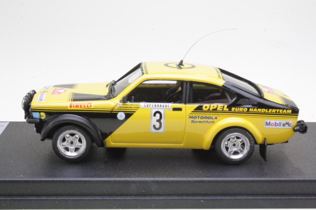 Opel Kadett C GT/E, Monte Carlo 1976, H.Mikkola, no.3 - Sulje napsauttamalla kuva