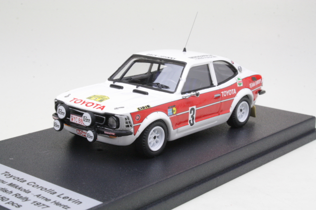 Toyota Corolla Levin, Sweden 1977, H.Mikkola, no.3 - Sulje napsauttamalla kuva