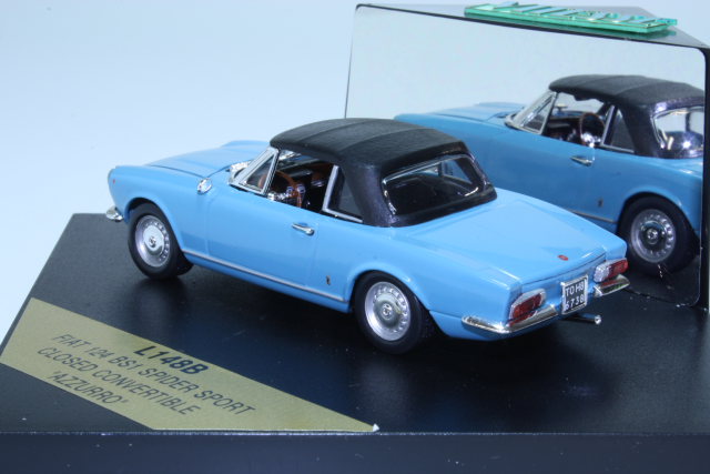 Fiat 124 BS1 Spider Sport 1966, sininen