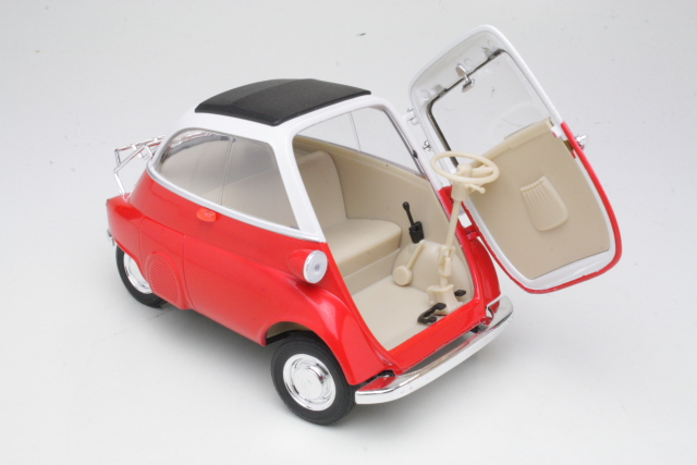 BMW Isetta 250 1956, punainen/valkoinen
