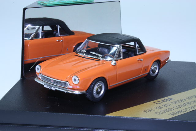 Fiat 124 BS1 Spider Sport 1966, orange