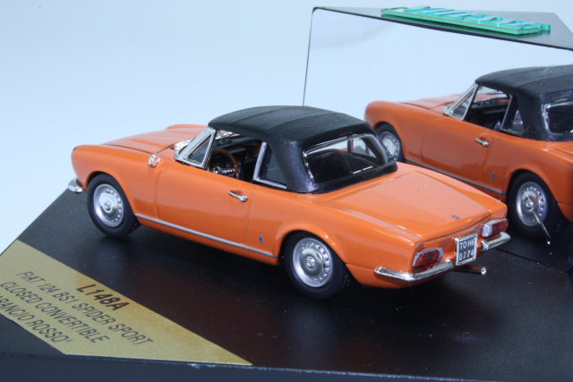 Fiat 124 BS1 Spider Sport 1966, orange