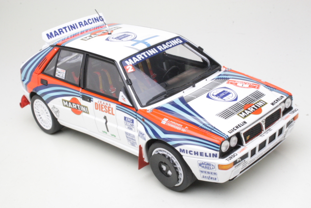 Lancia Delta HF Integrale, San Remo 1992, J.Kankkunen, no.1