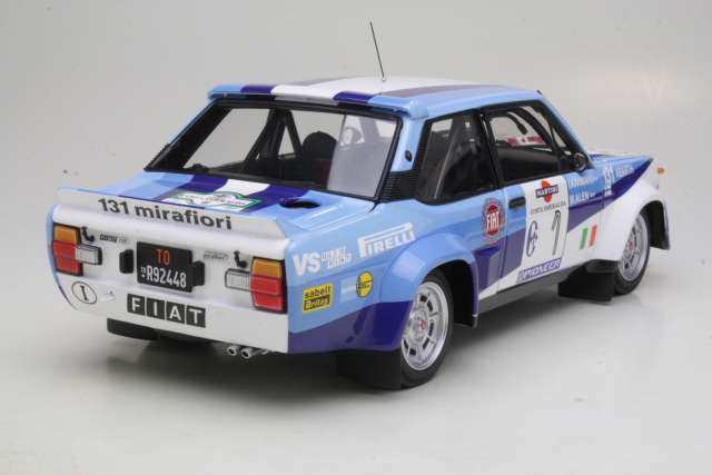 Fiat 131 Abarth, Costa Smeralda 1981, M.Alen, no.1 - Sulje napsauttamalla kuva