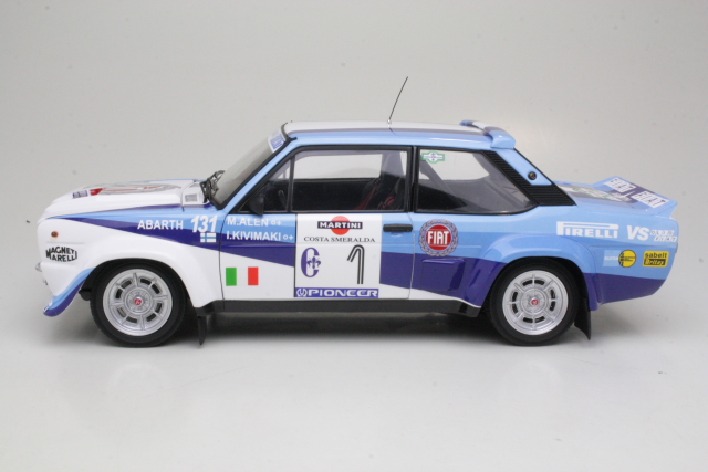 Fiat 131 Abarth, Costa Smeralda 1981, M.Alen, no.1 - Sulje napsauttamalla kuva