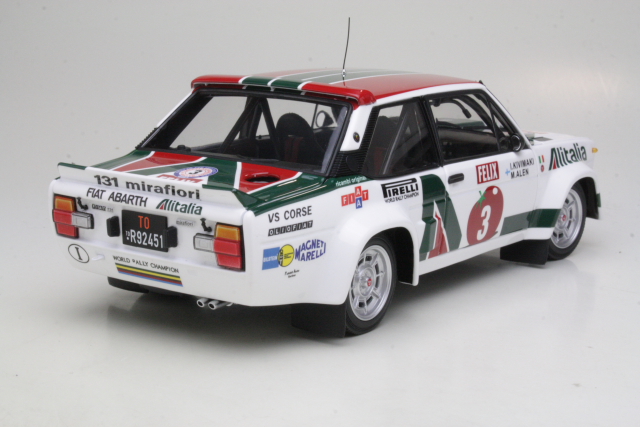 Fiat 131 Abarth, Finland 1978, M.Alen, no.3 - Sulje napsauttamalla kuva