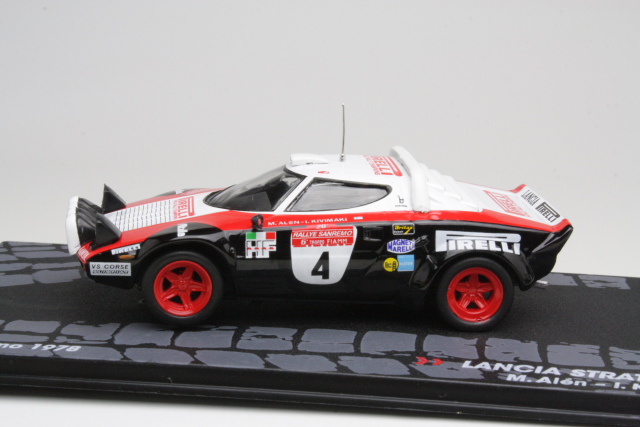 Lancia Stratos HF, San Remo 1978, M.Alen, no.4 - Sulje napsauttamalla kuva