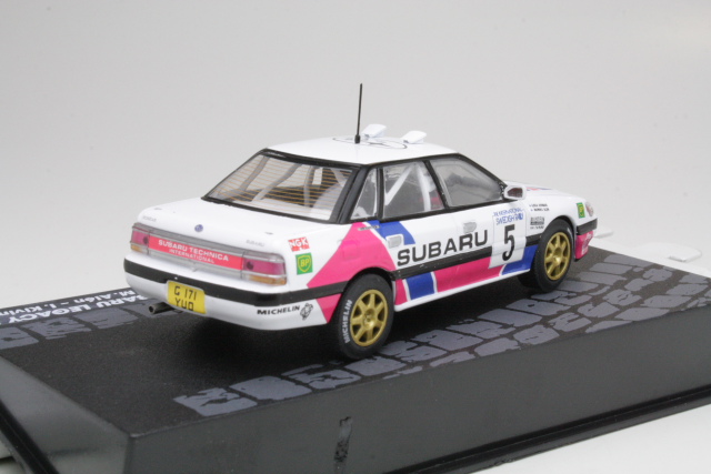 Subaru Legacy 4WD Turbo Gr.A, Sweden 1991, M.Alen, no.5 - Sulje napsauttamalla kuva