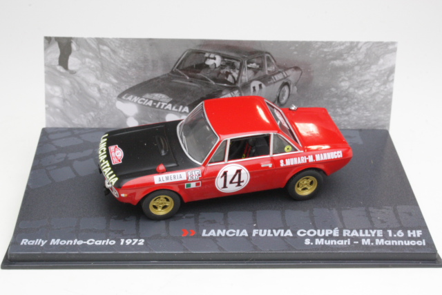 Lancia Fulvia Coupe Rallye 1.6 HF, Monte Carlo 1972, S.Munari - Sulje napsauttamalla kuva