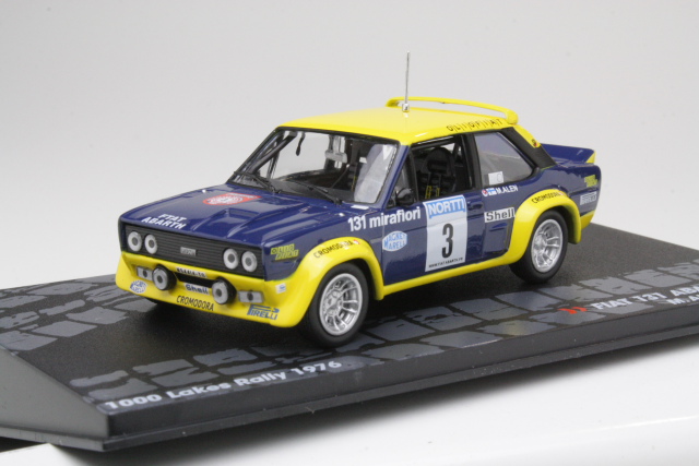 Fiat 131 Abarth, Finland 1976, M.Alen, no.3 - Sulje napsauttamalla kuva