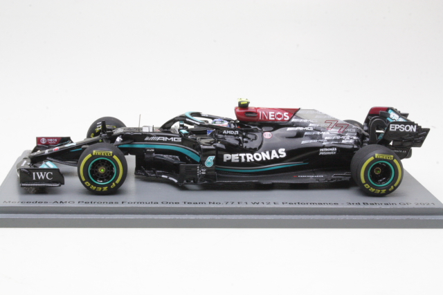 Mercedes AMG W12, 3rd. Bahrain GP 2021, V.Bottas, no.77
