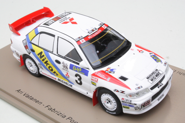 Mitsubishi Lancer Evo III, 2nd Beijing Hong Kong 1995, A.Vatanen