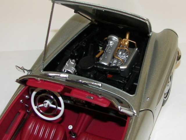 Mercedes 190SL (w121) 1957, metallinharmaa