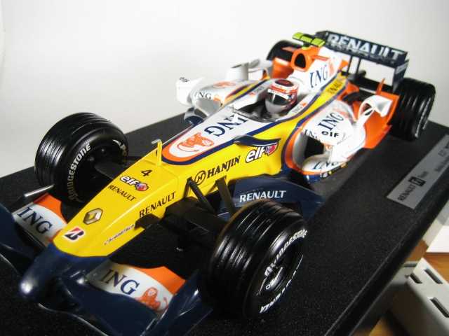 Renault R27, F1 2007, H.Kovalainen, no.4 - Sulje napsauttamalla kuva