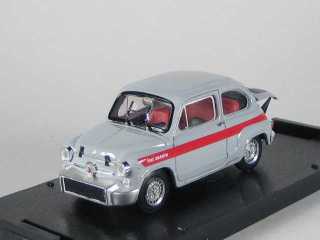 Fiat Abarth 850 TC Corsa 1966, harmaa - Sulje napsauttamalla kuva