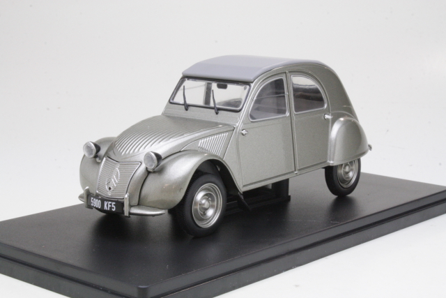 Citroen 2CV A Cabriolet Closed Roof 1948, harmaa