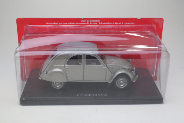 Citroen 2CV A Cabriolet Closed Roof 1948, harmaa