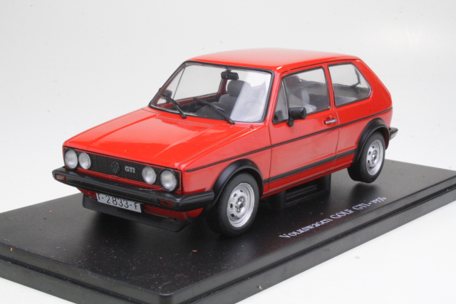 VW Golf 1 GTI 1976, punainen - Sulje napsauttamalla kuva