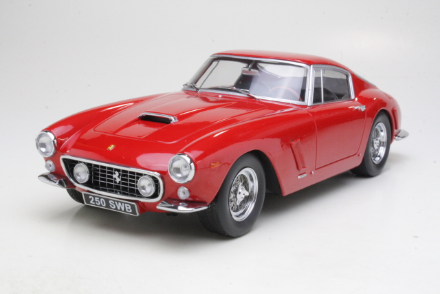 Ferrari 250 SWB Passo Corto 1961, punainen - Sulje napsauttamalla kuva