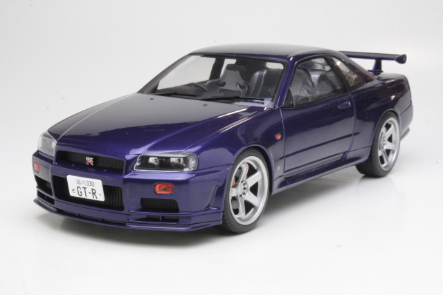 Nissan GT-R R34 1999, sininen - Sulje napsauttamalla kuva